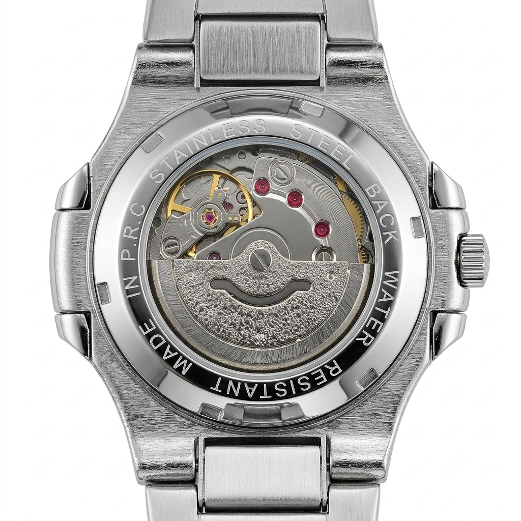 Bestwin elegance stainless steel analog watch with date display